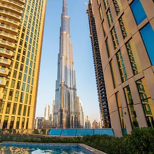  شقة Walk To Dubai Mall 2Br With Skyline View Pool الإمارات العربية المتحدة
